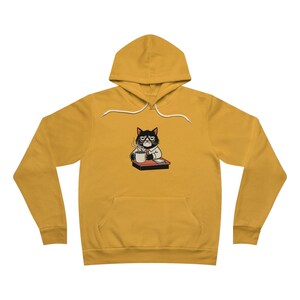 Sudadera con capucha "No me molestes" - Regalo para gatos gruñones de oficina imagen 3