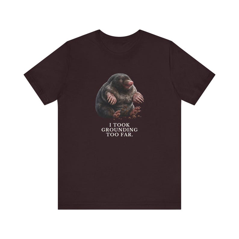 I Took Grounding Too Far T-Shirt immagine 3