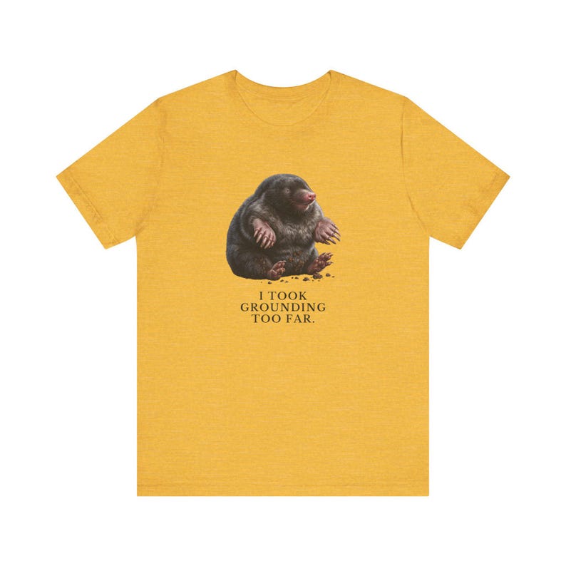 I Took Grounding Too Far T-Shirt immagine 9