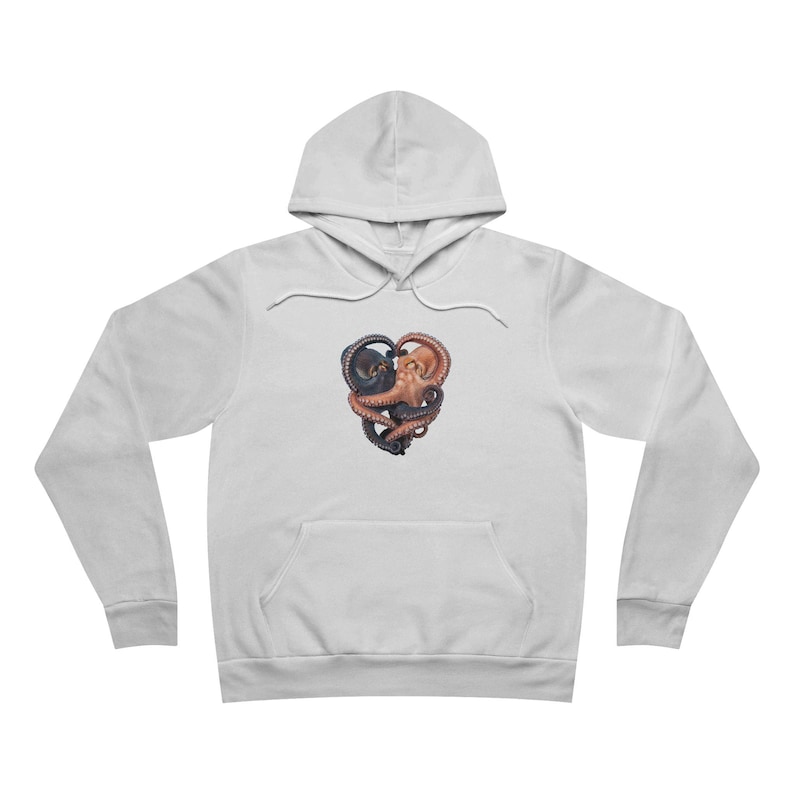 Octopus Yin Yang Hoodie - Ocean Lover Cephalopod Gift image 3