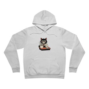 Sudadera con capucha "No me molestes" - Regalo para gatos gruñones de oficina imagen 4