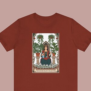 Camiseta con estampado de cartas del tarot para coleccionistas de plantas de interior - Regalo gráfico divertido imagen 1