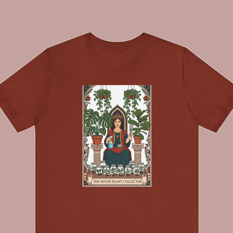 Camiseta con estampado de cartas del tarot para coleccionistas de plantas de interior - Regalo gráfico divertido imagen 1