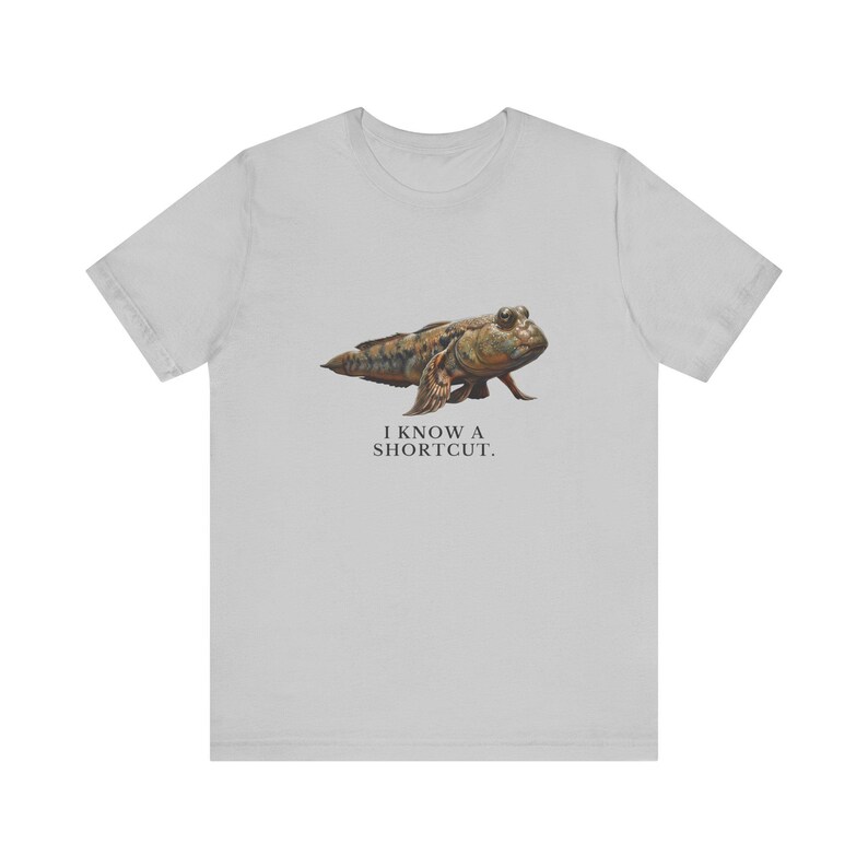 I Know A Shortcut Shirt, Funny Evolution Tee, Tiktaalik Fish Science Humor, Paleontology Gift, Prehistoric Graphic T-Shirt image 5