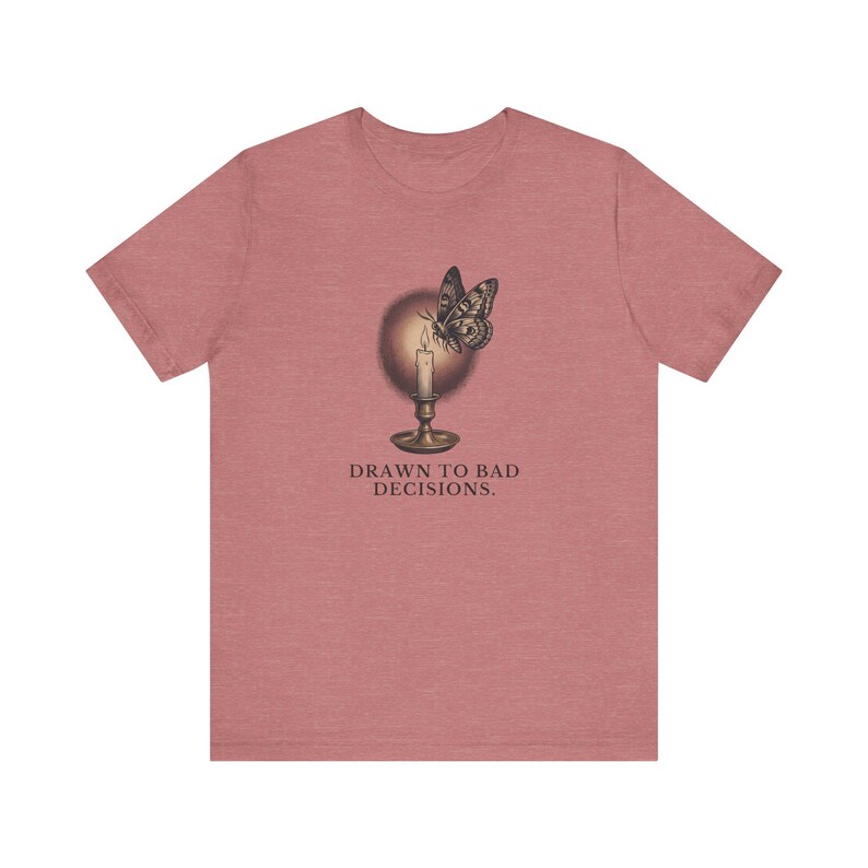 Drawn To Bad Decisions T-Shirt image 6