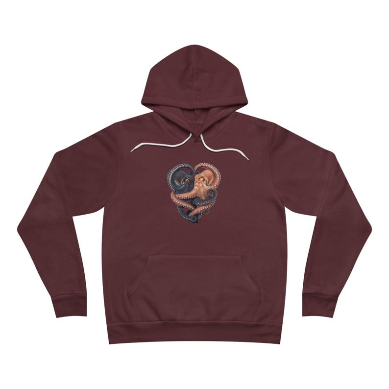 Octopus Yin Yang Hoodie - Ocean Lover Cephalopod Gift image 6