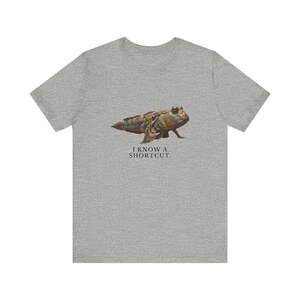 I Know A Shortcut Shirt, Funny Evolution Tee, Tiktaalik Fish Science Humor, Paleontology Gift, Prehistoric Graphic T-Shirt image 12