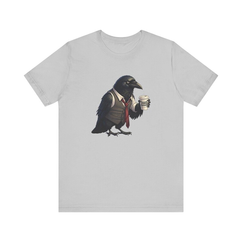 Chaos Coordinator Raven Graphic Tee - Funny Work Chaos Gift imagem 4
