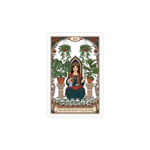 House Plant Collector Tarot Card Sticker bild 4