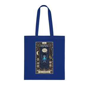 Bolso de mano con diseño de cartas del tarot para insomnes - Regalo de bruja nocturna imagen 4