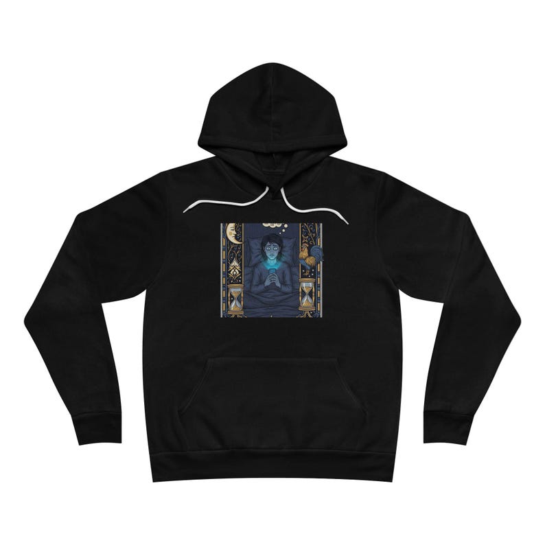 The Insomniac Tarot Card Hoodie - Night Owl Witchy Gift image 5