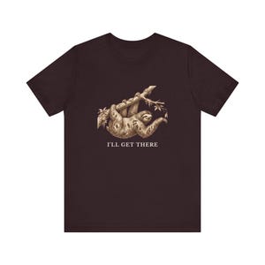 Funny Sloth T-Shirt, I'll Get There Tee, Lazy Animal Lover Gift Bild 20