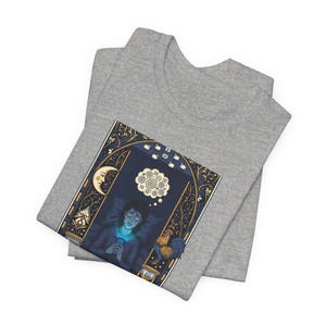 The Insomniac Tarot Card Graphic Tee - Night Owl Witchy Gift image 8