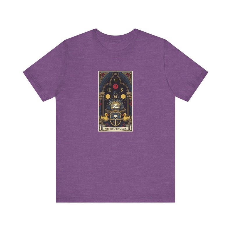 The Programmer Tarot Card Graphic Tee - Funny Graphic Gift Bild 3
