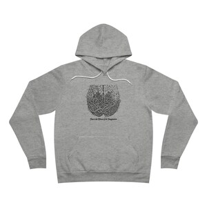 Fear Is the Misuse of the Imagination Hoodie - Dark Art Quote Gift Bild 6