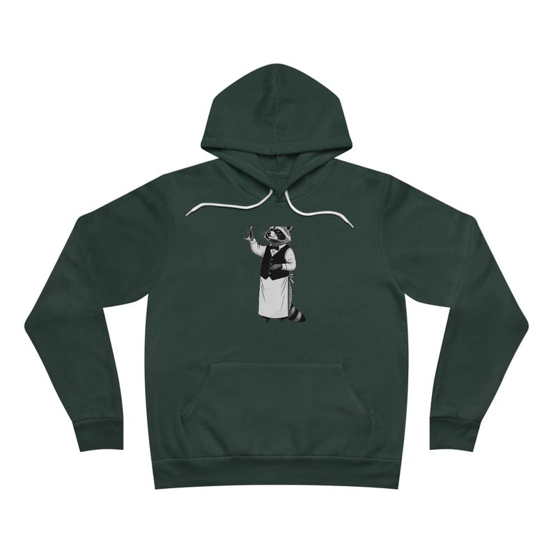 Sudadera con capucha de sommelier de mapache - Regalo de humor sobre vinos de mapache imagen 10