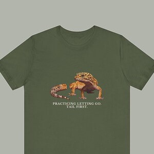 Practicing Letting Go Gecko T-Shirt image 1