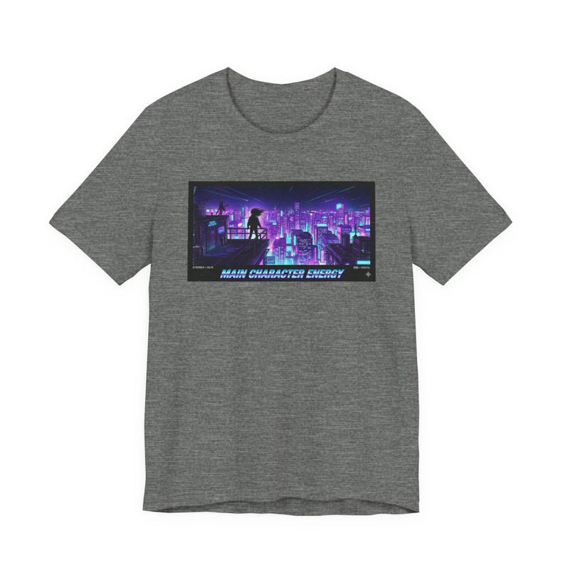 Main Character Energy Graphic Tee - Retro VHS Streetwear Gift image 7