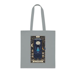 Bolso de mano con diseño de cartas del tarot para insomnes - Regalo de bruja nocturna imagen 3