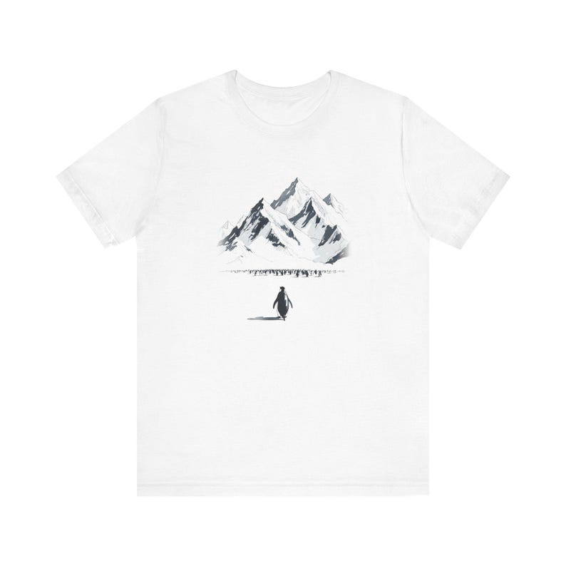 One Penguin One Purpose Graphic Tee - Antarctic Wildlife Gift zdjęcie 1