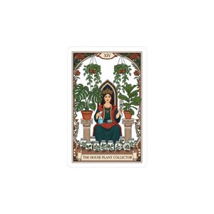 House Plant Collector Tarot Card Sticker bild 10