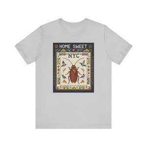 Home Sweet NYC Graphic Tee - New York City Animal Art Gift afbeelding 2