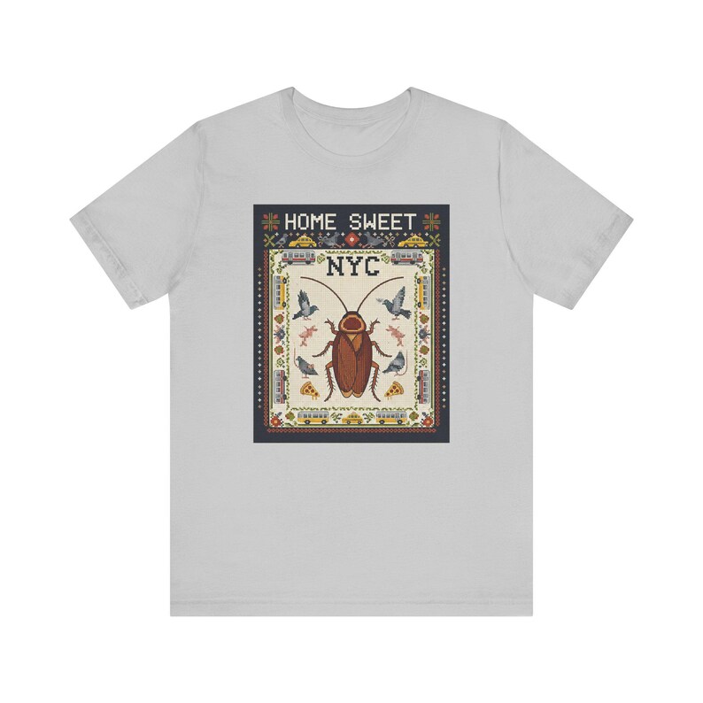 Home Sweet NYC Graphic Tee - New York City Animal Art Gift afbeelding 2