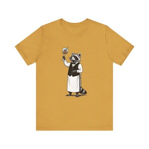 Trash Panda Sommelier Graphic Tee - Raccoon Wine Humor Gift image 3