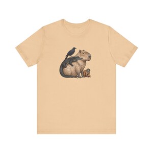 Camiseta estampada "Capibara With Friends" - Regalo de animales para relajarse al máximo imagen 11