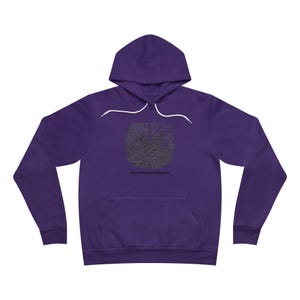 Fear Is the Misuse of the Imagination Hoodie - Dark Art Quote Gift Bild 9
