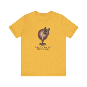 Drawn To Bad Decisions T-Shirt image 9