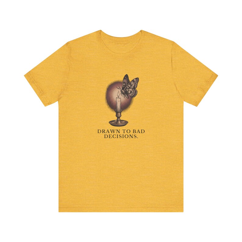Drawn To Bad Decisions T-Shirt image 9