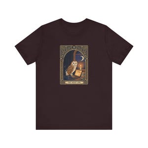 The Night Owl Tarot Graphic Tee - Funny Graphic Gift afbeelding 10