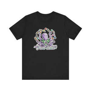 Camiseta con estampado de pulpo meditativo haciendo malabares - Regalo para cefalópodos en estado de flujo imagen 7