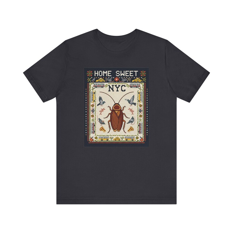Home Sweet NYC Graphic Tee - New York City Animal Art Gift afbeelding 5