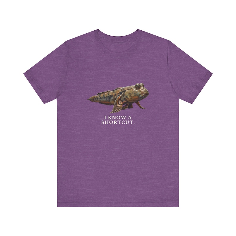 I Know A Shortcut Shirt, Funny Evolution Tee, Tiktaalik Fish Science Humor, Paleontology Gift, Prehistoric Graphic T-Shirt image 16