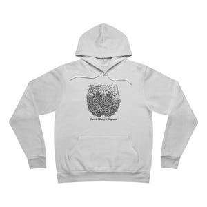 Fear Is the Misuse of the Imagination Hoodie - Dark Art Quote Gift Bild 4