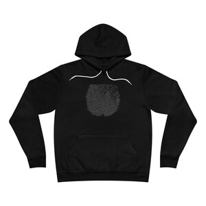 Fear Is the Misuse of the Imagination Hoodie - Dark Art Quote Gift Bild 5