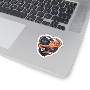 Octopus Yin Yang Sticker zdjęcie 5