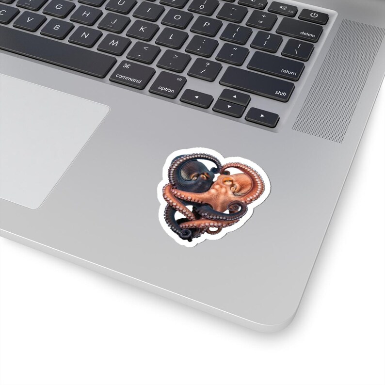 Octopus Yin Yang Sticker zdjęcie 5