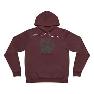 Fear Is the Misuse of the Imagination Hoodie - Dark Art Quote Gift Bild 11