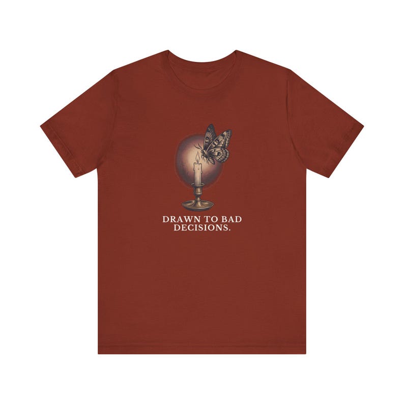 Drawn To Bad Decisions T-Shirt image 7