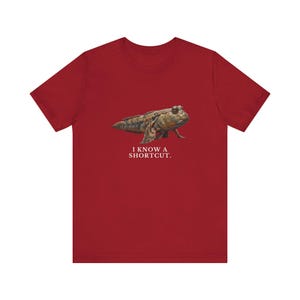 I Know A Shortcut Shirt, Funny Evolution Tee, Tiktaalik Fish Science Humor, Paleontology Gift, Prehistoric Graphic T-Shirt image 19
