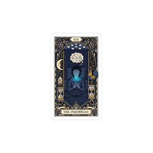 The Insomniac Tarot Card Sticker image 1