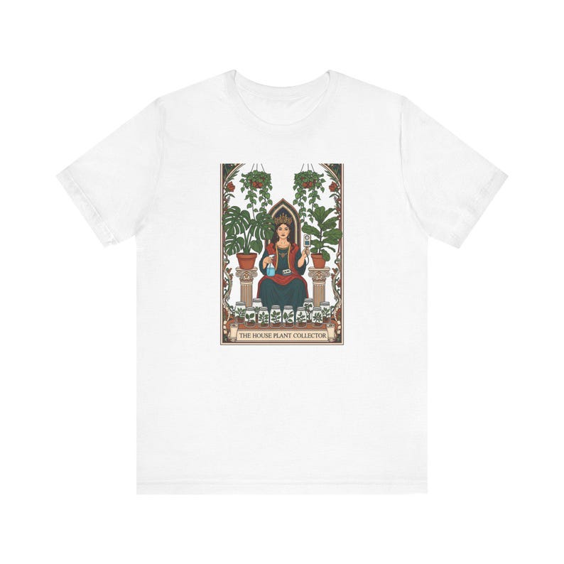 Camiseta con estampado de cartas del tarot para coleccionistas de plantas de interior - Regalo gráfico divertido imagen 4