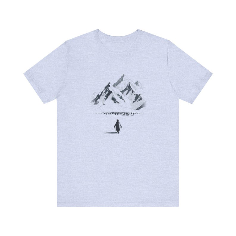 One Penguin One Purpose Graphic Tee - Antarctic Wildlife Gift zdjęcie 4