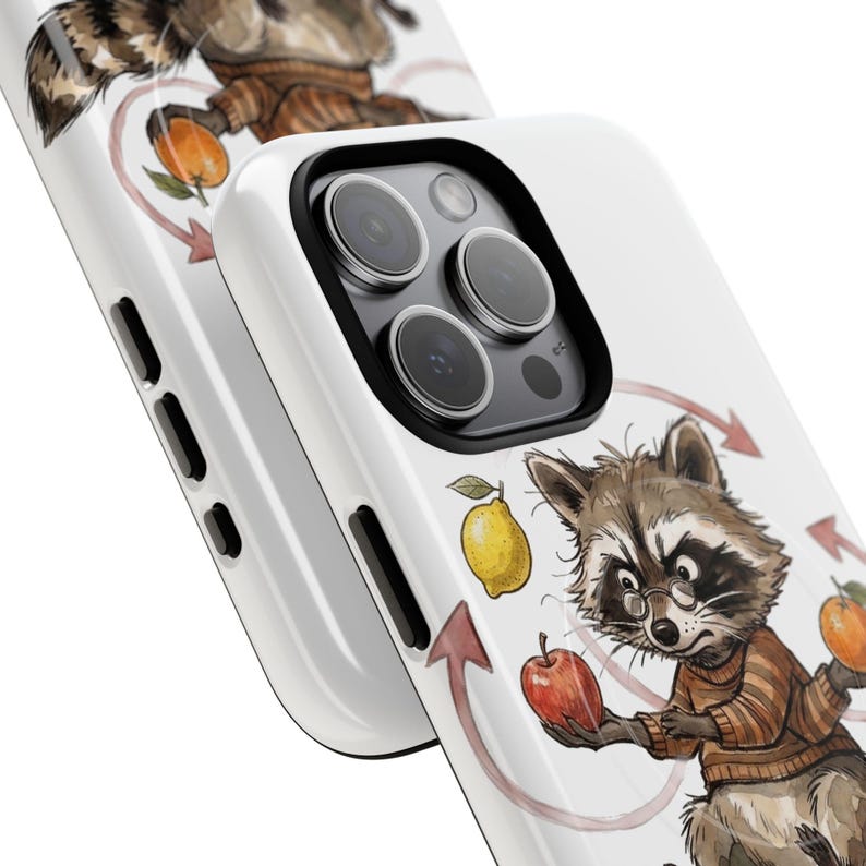 Mills Mess Raccoon Juggler Magnetic Phone Case - Funny Juggling Animal Gift image 20