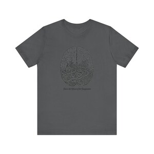 Fear Is the Misuse of the Imagination Graphic Tee - Dark Art Quote Gift bild 7