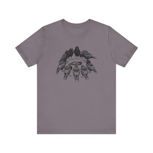 A Murder of Crows Graphic Tee - Gothic Bird Lover Gift bild 11