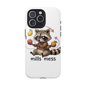 Mills Mess Raccoon Juggler Magnetic Phone Case - Funny Juggling Animal Gift image 19